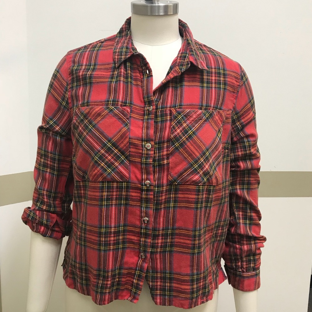 Plaid TOPSHOP button up